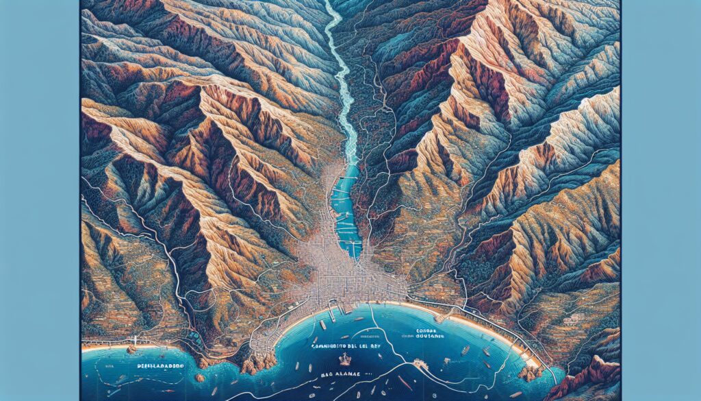 mapa de malaga y el caminito del rey